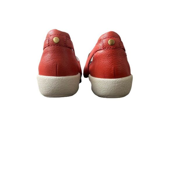 Sanita New Women's Red Leather Mary Jane size 36 - Picture 12 of 15